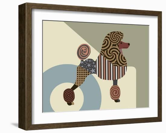 Poodle Dog-Lanre Adefioye-Framed Giclee Print