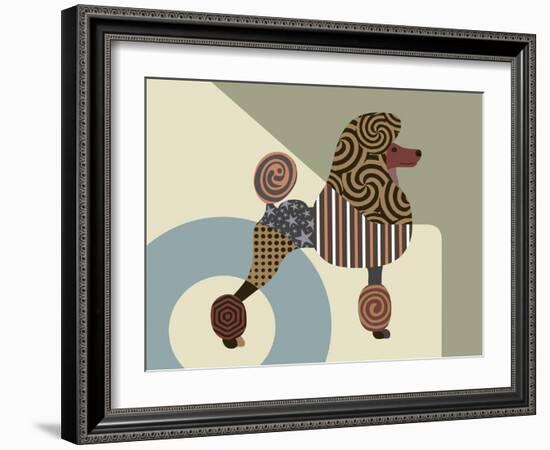 Poodle Dog-Lanre Adefioye-Framed Giclee Print