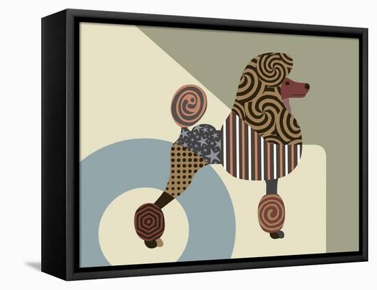 Poodle Dog-Lanre Adefioye-Framed Premier Image Canvas