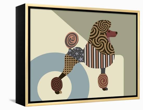 Poodle Dog-Lanre Adefioye-Framed Premier Image Canvas