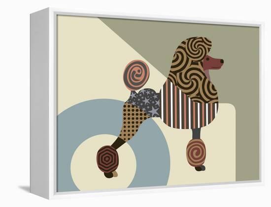 Poodle Dog-Lanre Adefioye-Framed Premier Image Canvas