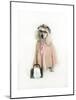 Poodle Dressed as Older Woman-Nora Hernandez-Mounted Giclee Print