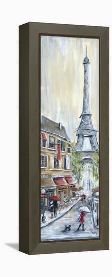 Poodle in Paris-Marilyn Dunlap-Framed Stretched Canvas