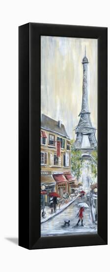 Poodle in Paris-Marilyn Dunlap-Framed Stretched Canvas