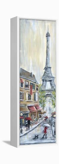 Poodle in Paris-Marilyn Dunlap-Framed Stretched Canvas