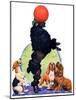 "Poodle Tricks,"June 19, 1926-Robert L. Dickey-Mounted Giclee Print