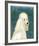 Poodle (white)-John W^ Golden-Framed Art Print