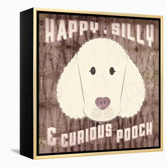 Poodle-Ashley Sta Teresa-Framed Stretched Canvas