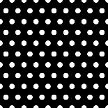 Black And White Dots Background-poofy-Mounted Premium Giclee Print