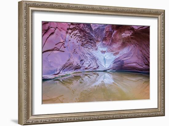 Pool and Supai Sandstone in North Canyon, Grand Canyon National Park, Arizona-Tom Till-Framed Photographic Print