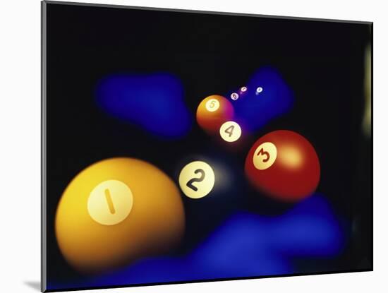 Pool Balls-null-Mounted Photographic Print