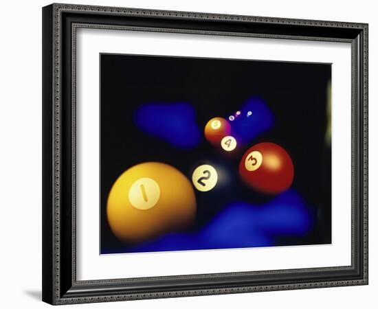 Pool Balls-null-Framed Photographic Print