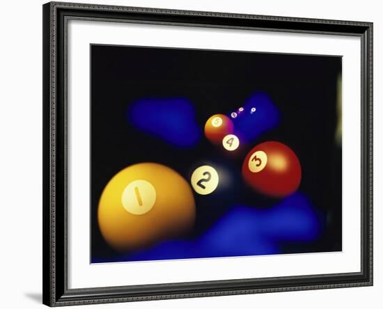 Pool Balls-null-Framed Photographic Print