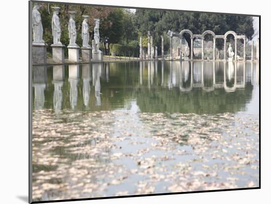 Pool, Canopo, Hadrian's Villa, UNESCO World Heritage Site, Tivoli, Near Rome, Lazio, Italy-Olivieri Oliviero-Mounted Photographic Print