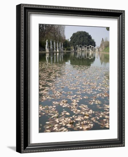 Pool, Canopo, Hadrian's Villa, UNESCO World Heritage Site, Tivoli, Near Rome, Lazio, Italy-Olivieri Oliviero-Framed Photographic Print