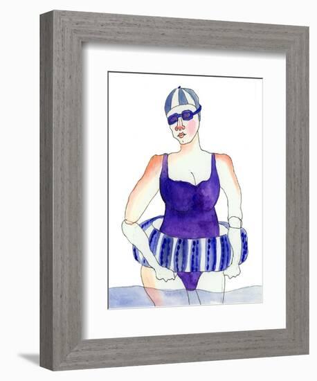 Pool Dweller-Stacy Milrany-Framed Art Print