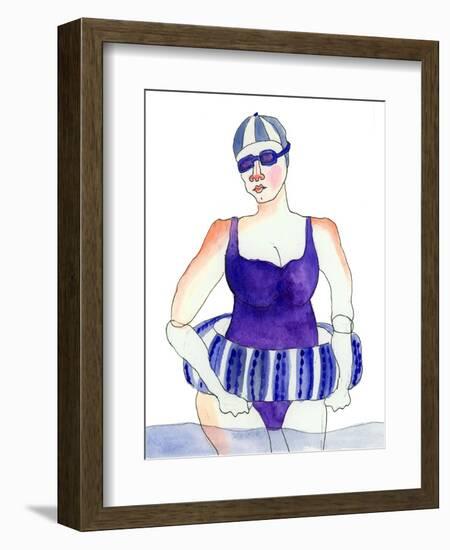 Pool Dweller-Stacy Milrany-Framed Art Print