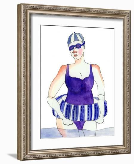 Pool Dweller-Stacy Milrany-Framed Art Print