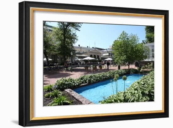 Pool, Esplanadi Park, Helsinki, Finland, 2011-Sheldon Marshall-Framed Photographic Print