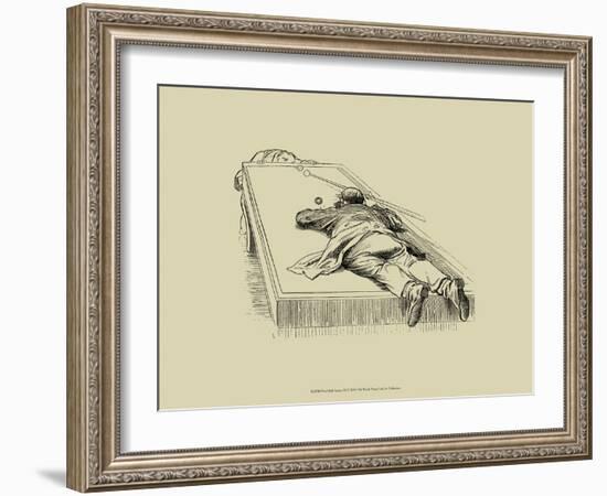 Pool Hall Antics IX-null-Framed Premium Giclee Print