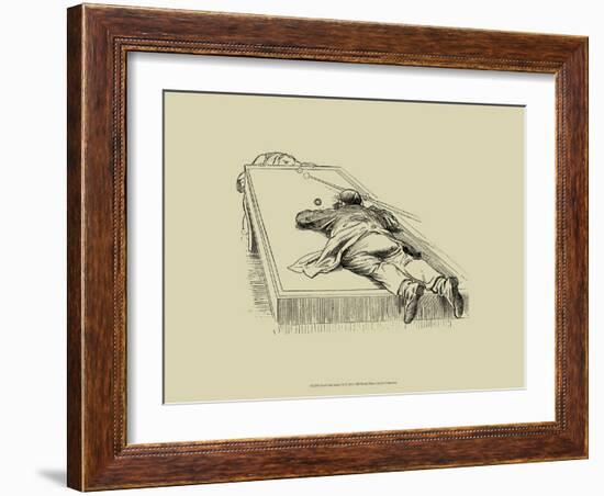 Pool Hall Antics IX-null-Framed Premium Giclee Print