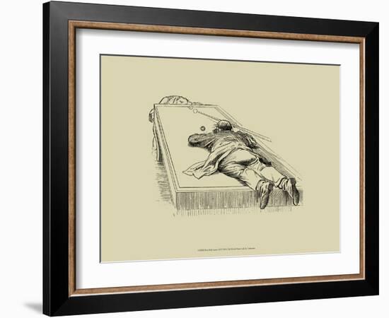 Pool Hall Antics IX-null-Framed Premium Giclee Print