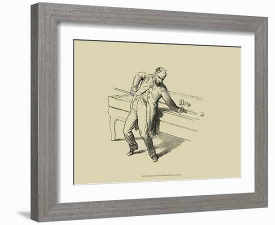 Pool Hall Antics V-null-Framed Premium Giclee Print