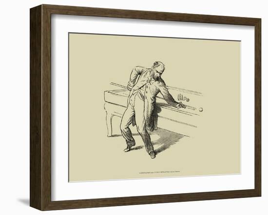 Pool Hall Antics V-null-Framed Premium Giclee Print