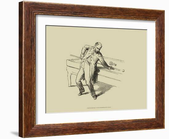 Pool Hall Antics V-null-Framed Premium Giclee Print