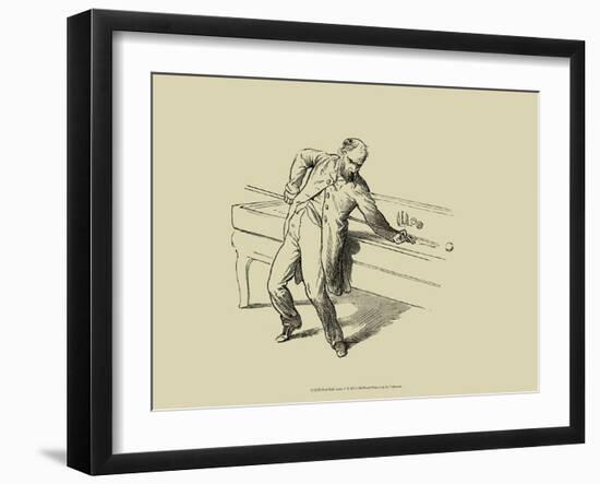 Pool Hall Antics V-null-Framed Premium Giclee Print