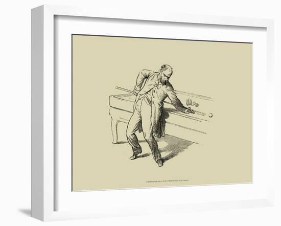 Pool Hall Antics V-null-Framed Premium Giclee Print