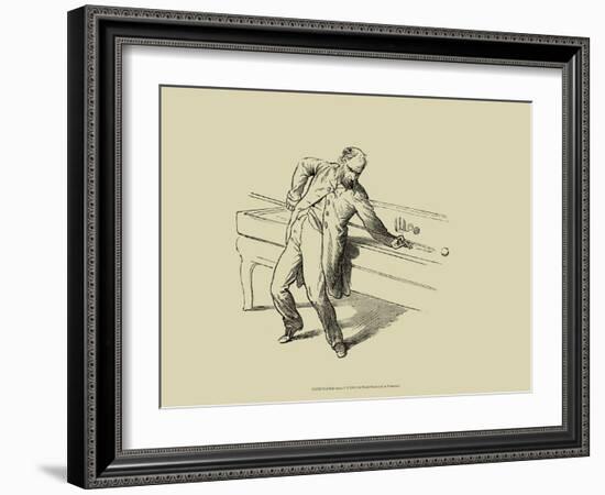 Pool Hall Antics V-null-Framed Premium Giclee Print