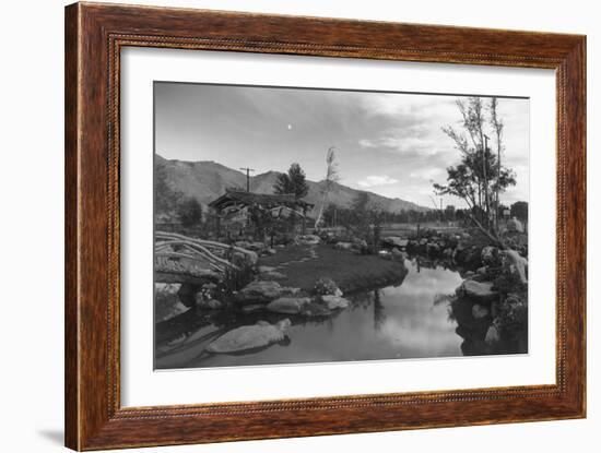 Pool in Pleasure Park-Ansel Adams-Framed Art Print