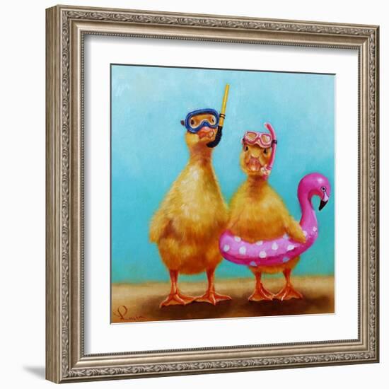 Pool Party-Lucia Heffernan-Framed Art Print