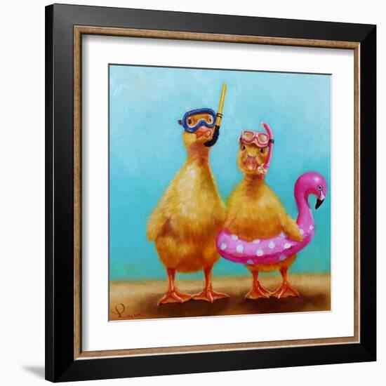 Pool Party-Lucia Heffernan-Framed Art Print