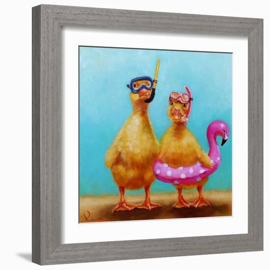 Pool Party-Lucia Heffernan-Framed Art Print