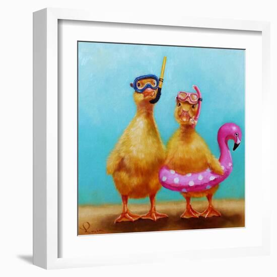 Pool Party-Lucia Heffernan-Framed Art Print