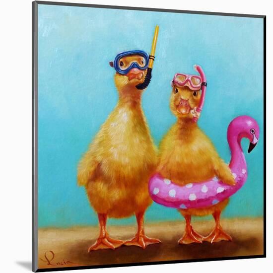 Pool Party-Lucia Heffernan-Mounted Art Print