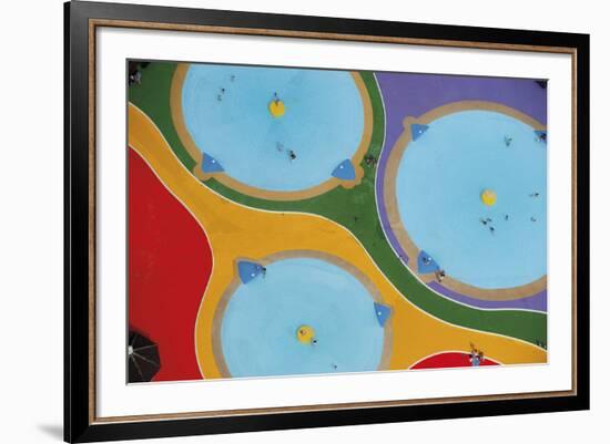 Pool Puzzle-Jason Hawkes-Framed Giclee Print