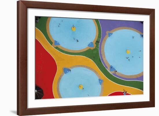 Pool Puzzle-Jason Hawkes-Framed Giclee Print