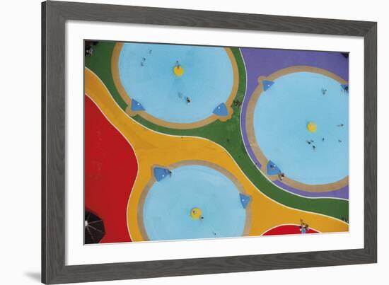 Pool Puzzle-Jason Hawkes-Framed Giclee Print