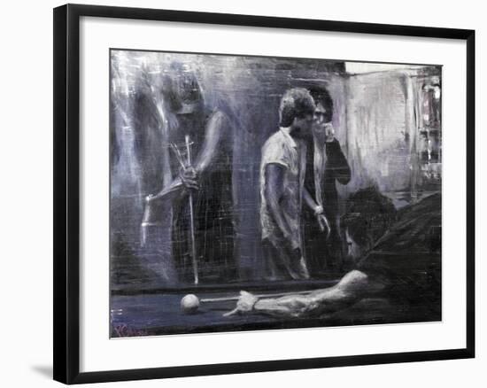 Pool Room-Paolo Ottone-Framed Art Print