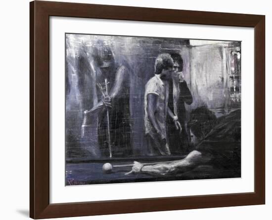 Pool Room-Paolo Ottone-Framed Art Print