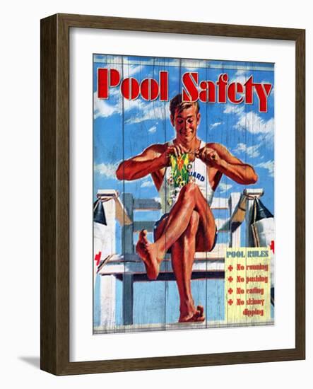 Pool Safety-Kate Ward Thacker-Framed Giclee Print