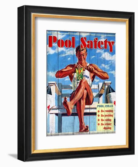 Pool Safety-Kate Ward Thacker-Framed Giclee Print