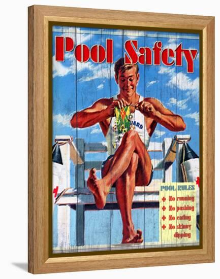 Pool Safety-Kate Ward Thacker-Framed Premier Image Canvas