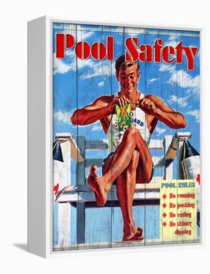 Pool Safety-Kate Ward Thacker-Framed Premier Image Canvas