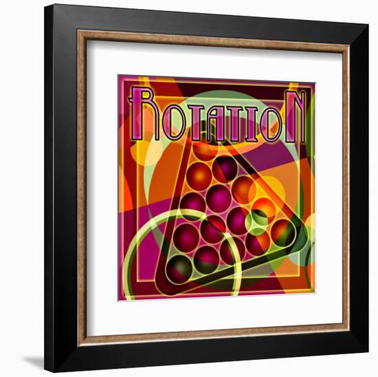 Pool Shark Rotation-null-Framed Giclee Print