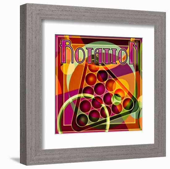 Pool Shark Rotation-null-Framed Giclee Print