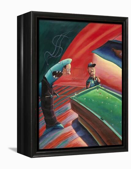 Pool Shark-Rock Demarco-Framed Premier Image Canvas